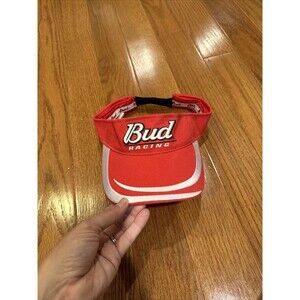 Vintage Bud Racing NASCAR Visor 2003 Red & White DP Racing Products